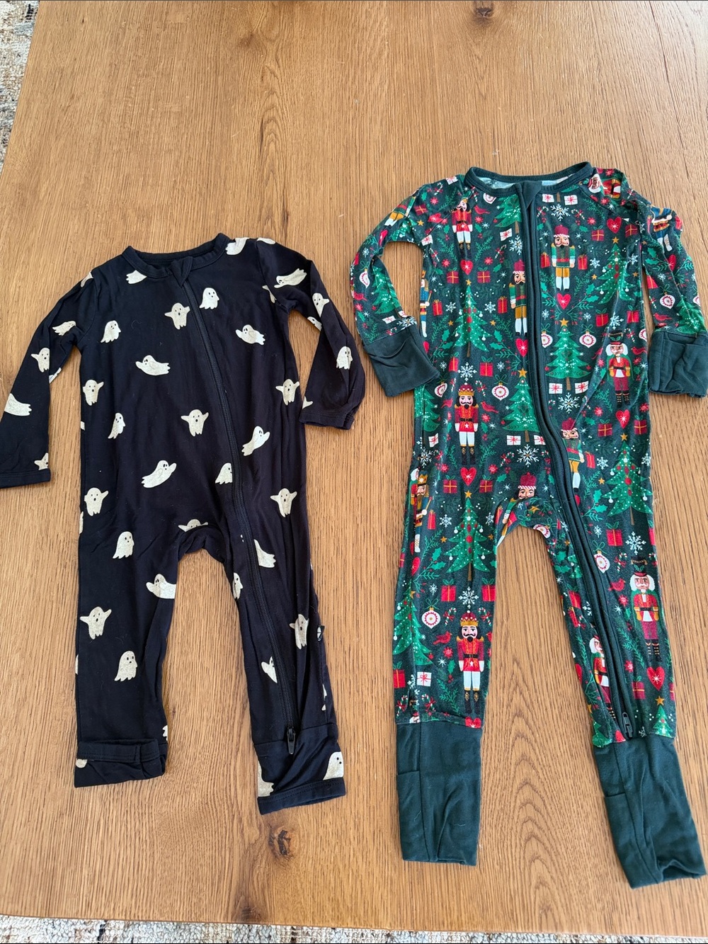 12-18mos Kyte BABY Ghost & Little Sleepies Nutcracker - Halloween and Christmas!